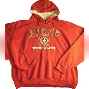 Vintage Exist XL hoodie sweatshirt New Orleans big easy patch French Quarter